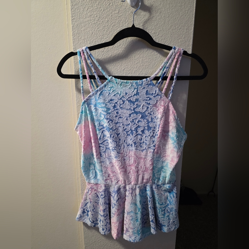 VENUS Pastel Lace Tank Top